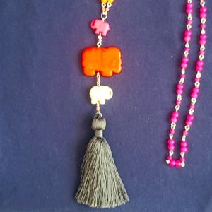 Tassel necklace